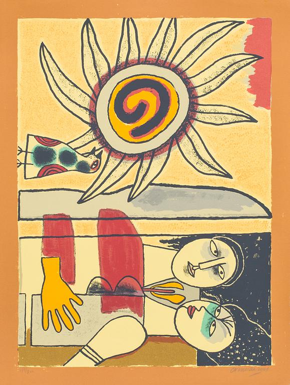 BEVERLOO CORNEILLE, färgserigrafi, signerad, numrerad 175/200 och daterad- 2009.