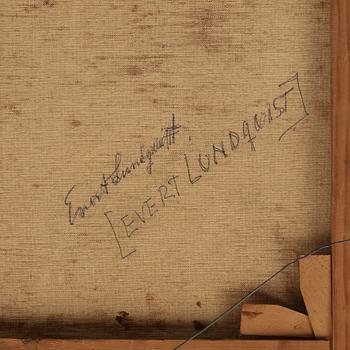 Evert Lundquist, oil on canvas, signed verso.