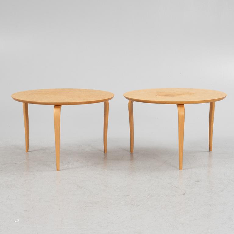 Bruno Mathsson, side table, a pair of "Annika" for DUX, second half of the 20th century.