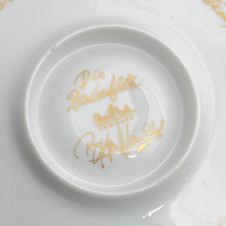 Björn Wiinblad, an eleven-piece coffee srvice, 'Die Zauberflöte', Rosenthal, Germany.