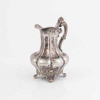 Gustaf Möllenborg, milk jug, silver, Stockholm, 1846.