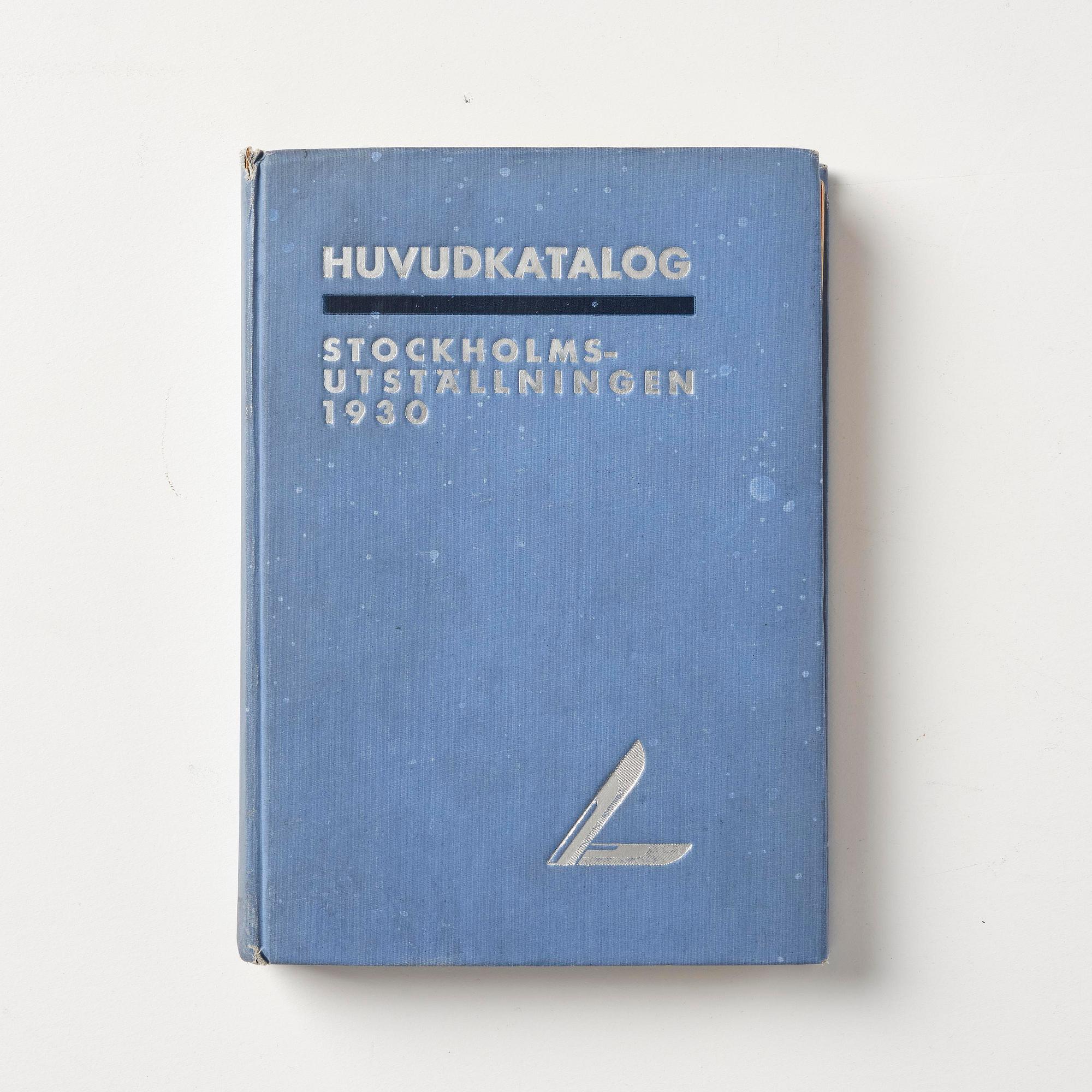 Stockholm Exhibition 1930, catalogue, brochures and souvenirs, six pieces.