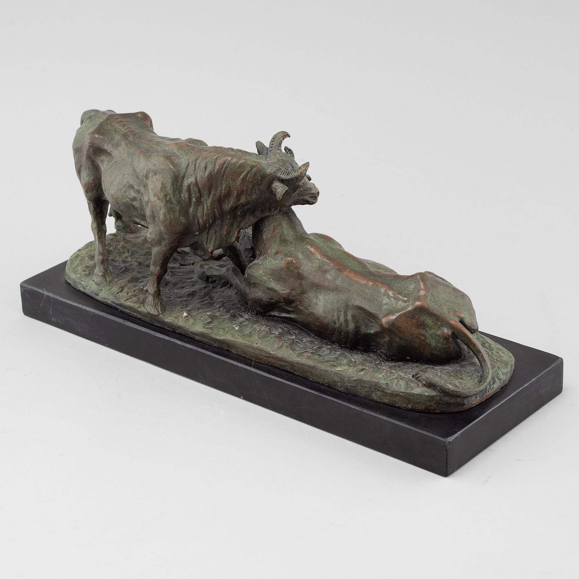 BARYE, a bronze sculpture, signed.