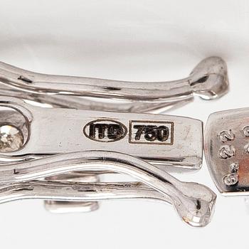 Armband, 18K vitguld med multifärgade safirer och diamanter.