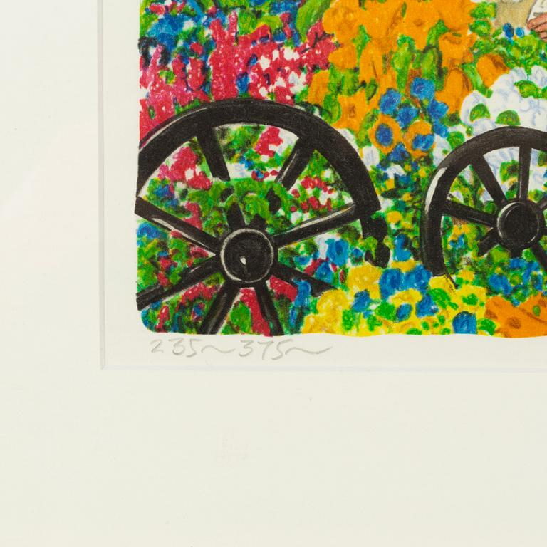 Bert Håge Häverö, lithograph in colours, signed 235/375.