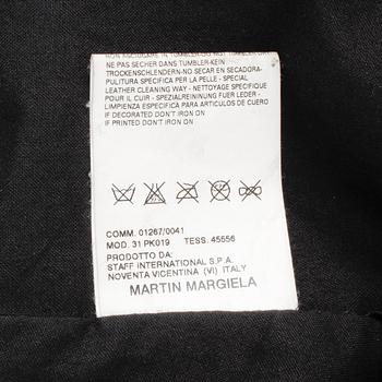 MARTIN MARGIELA, skinnjacka, storlek 42.