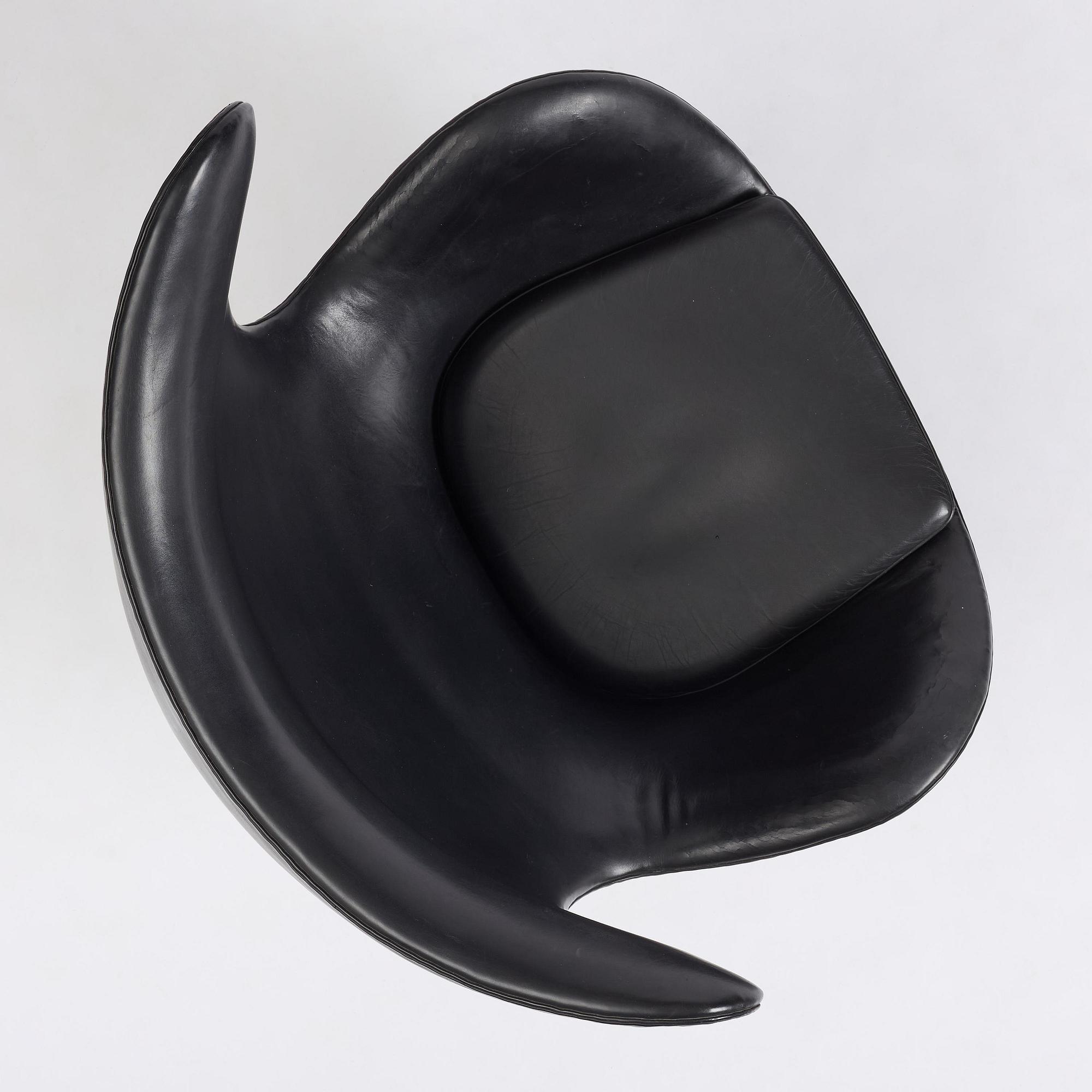 Arne Jacobsen, an "Egg" armchair, Fritz Hansen, Denmark, 1964.