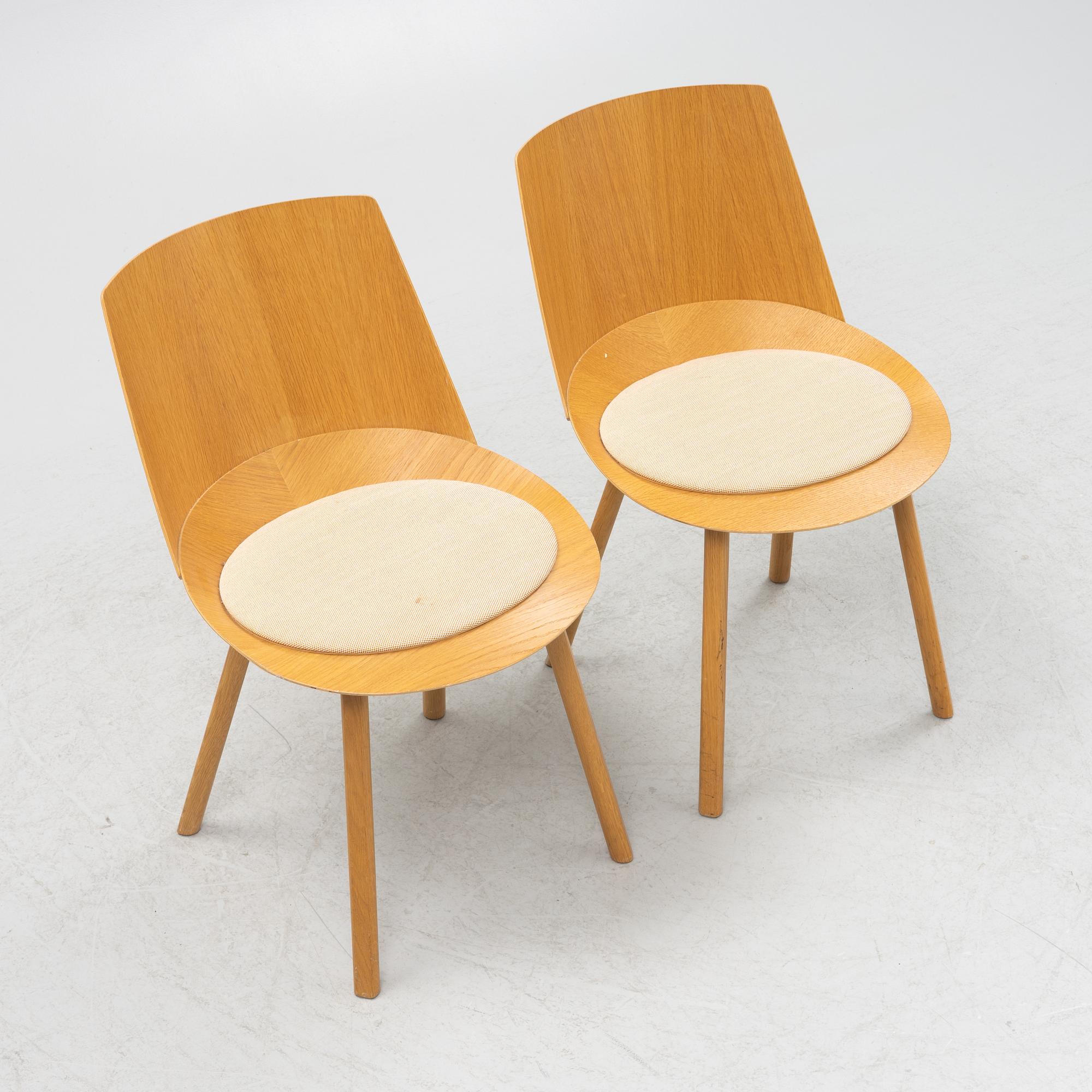 Stefan Diez, chairs, 5 pcs, "E15 Houdini", reportedly purchased in 2012.