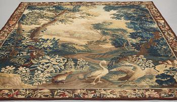 A tapestry, "Verdure", tapestry weave, ca 301 x 254 cm, France 18th century.