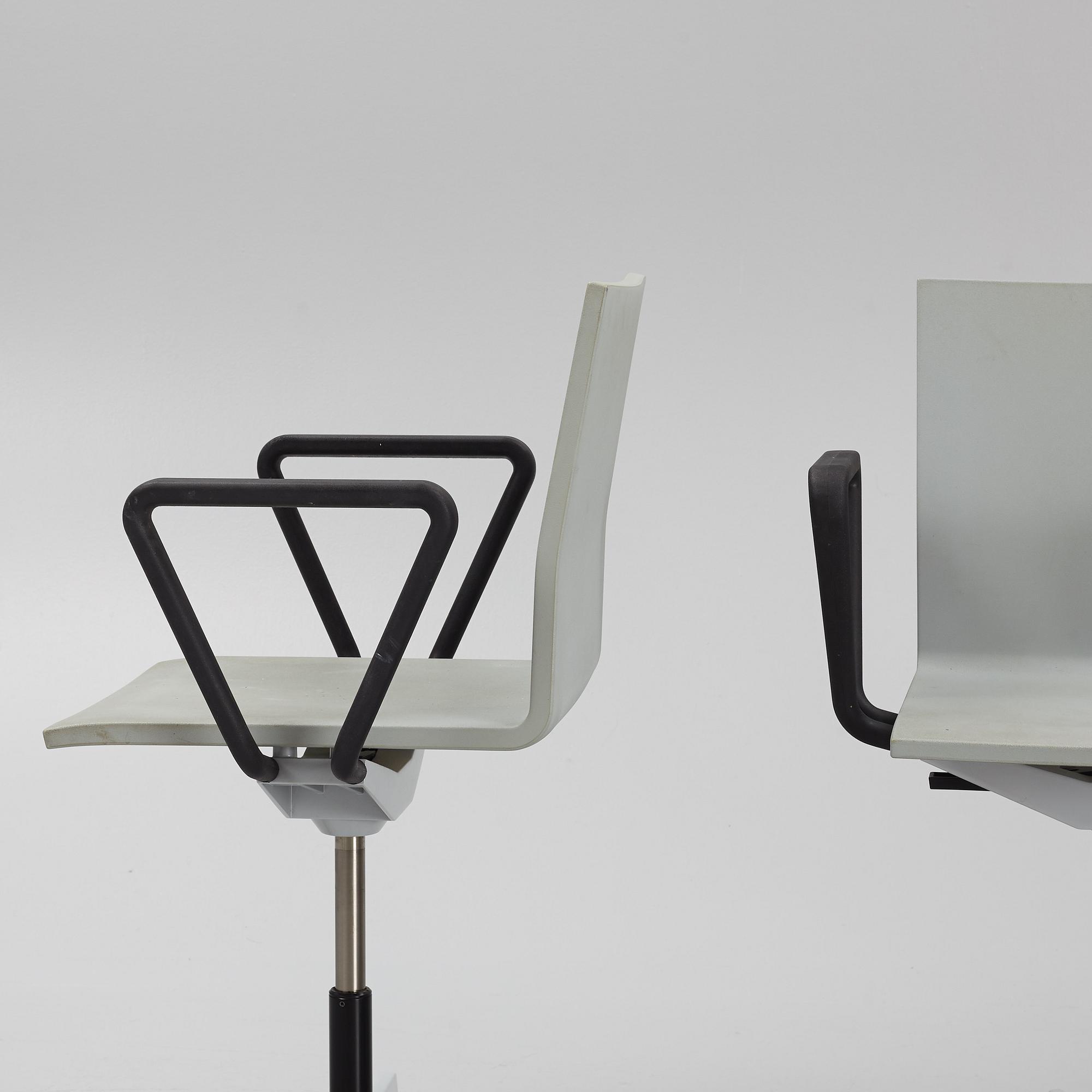 Maarten Van Severen, skrivbordsstolar, 3 st, "Office Chair .04", 3 st, Vitra, 2011-13.