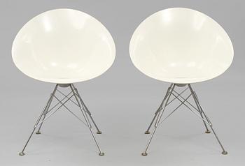STOLAR, ett par, "Eros", Philippe Starck för Kartell, Italien, 1900/2000-tal.