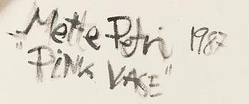 Mette Petri, "Pink vase".