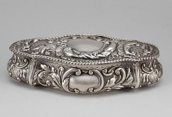 PARTI SILVER, 4 delar, England. 1800-tal. Total vikt ca 518 g.