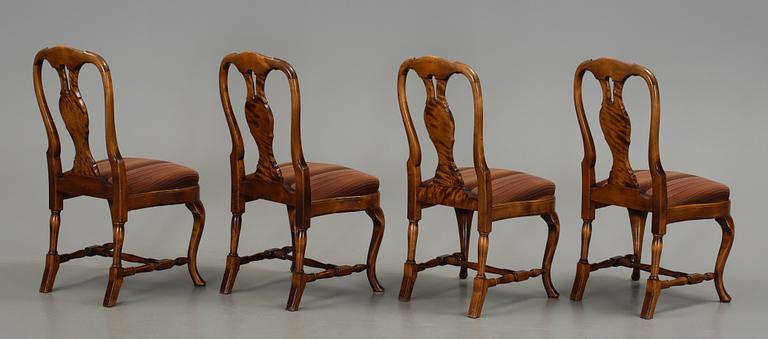 STOLAR, 4 st, rokokostil, 1900-talets första hälft.