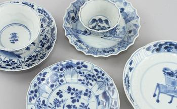 FAT och KOPPAR, 4 delar, Kina, Kangxi (1662 - 1722) och Qianlong (1736 - 1795).