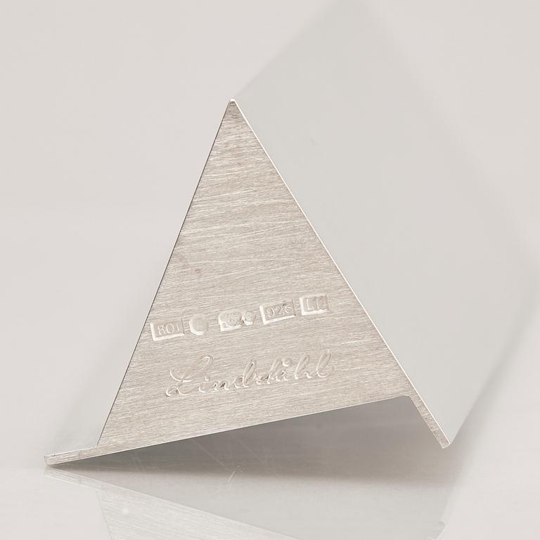 A sterling silver vase, mark of Rolf Lindståhl, Stockholm 2009.