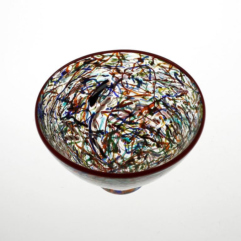 SKÅL, glas, Bertil Vallien, Kosta Boda, 1990-tal/2000-tal.