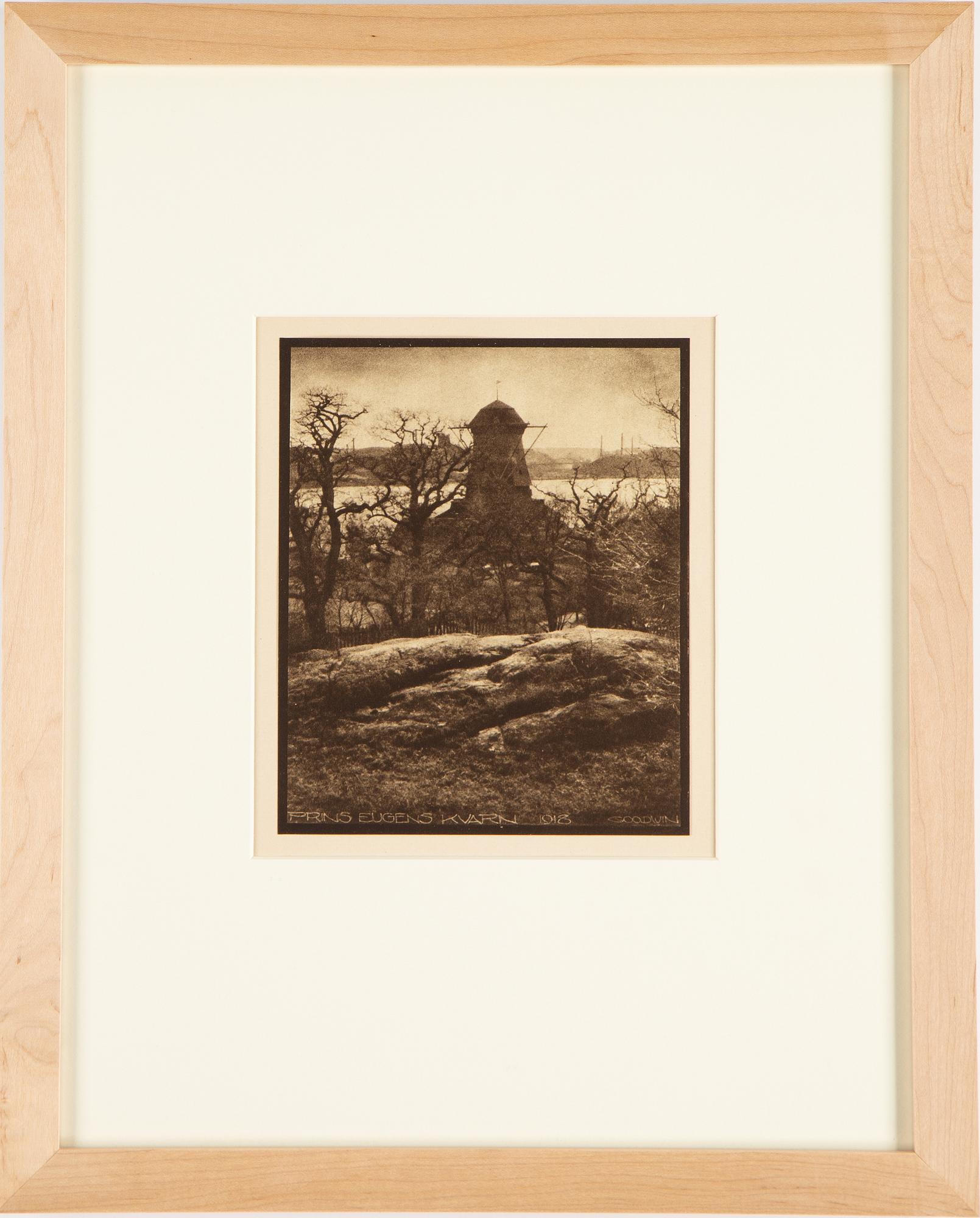 Henry B. Goodwin,  4 st fotografier ur boken Vårt vackra Stockholm, signerade på negativet.