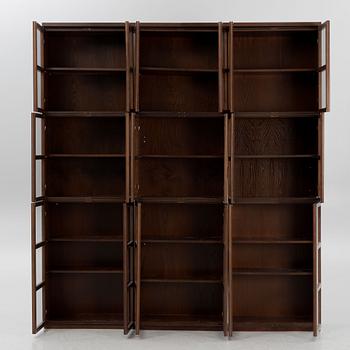 Titti Fabiani, bookcases, 3 pcs, "Book", The Ideal Form Team, Italy.