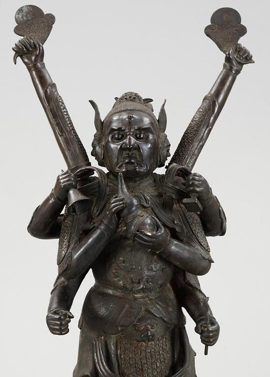 SKULPTUR, brons. Japan, 1800-tal.