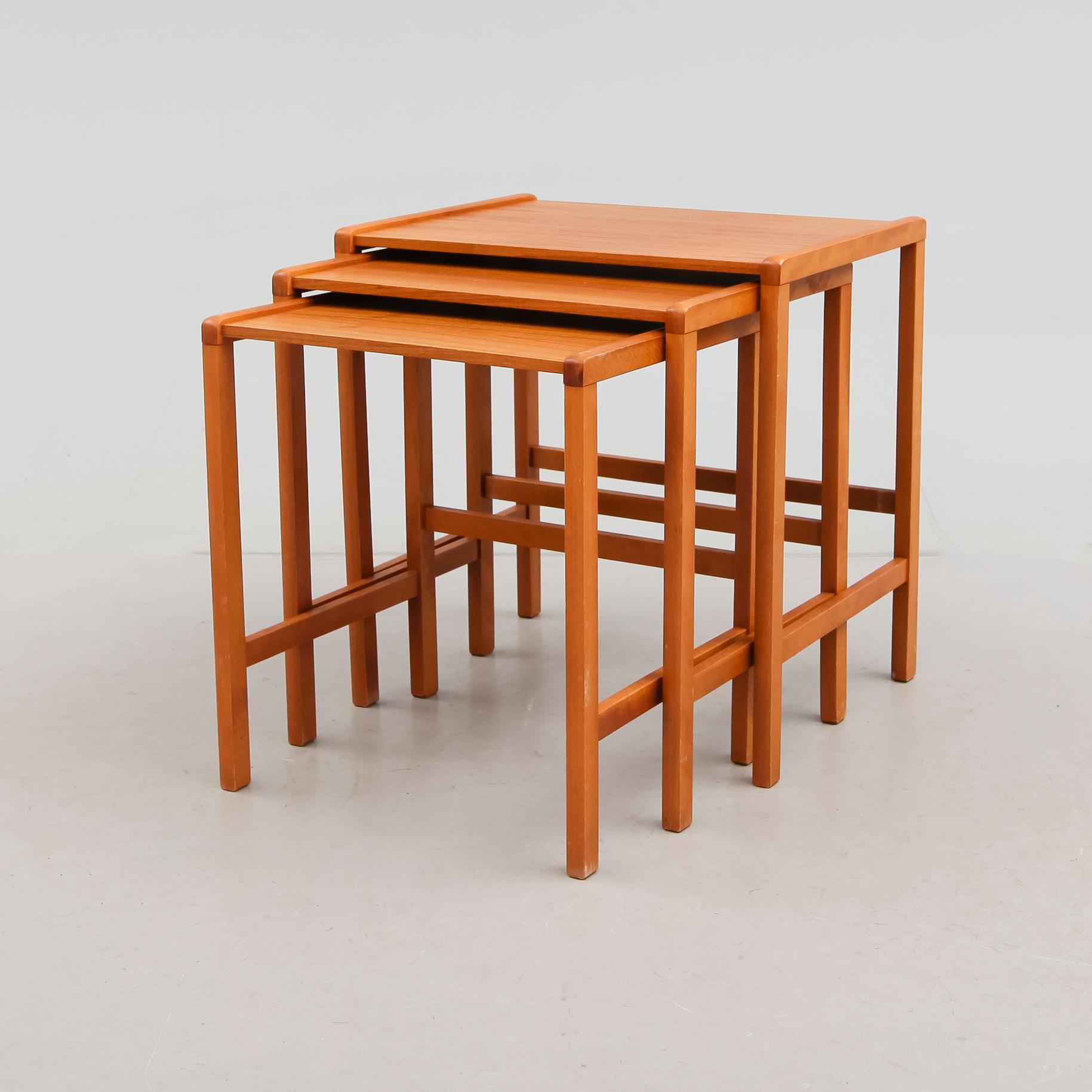 SATSBORD, 3 delar, 1960-/70-tal.