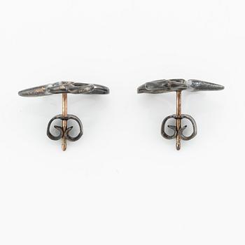 Georg Jensen, Henning Koppel, earrings, sterling silver.