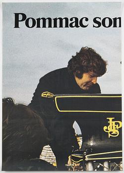Reklamaffisch, "Pommac sommaren 1973".