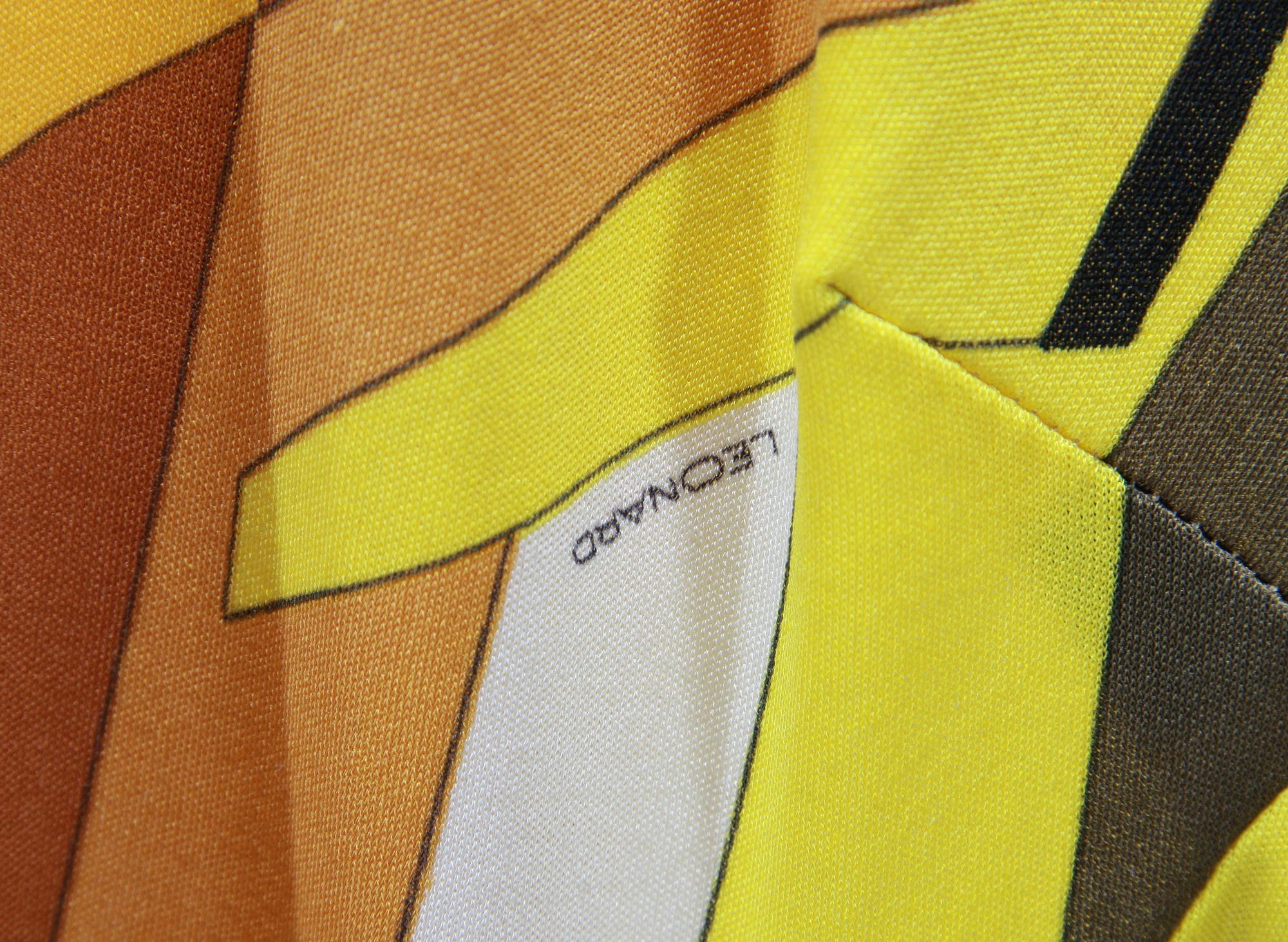 KLÄNNING, siden jersey, Leonard Paris, Frankrike, 1970-tal.