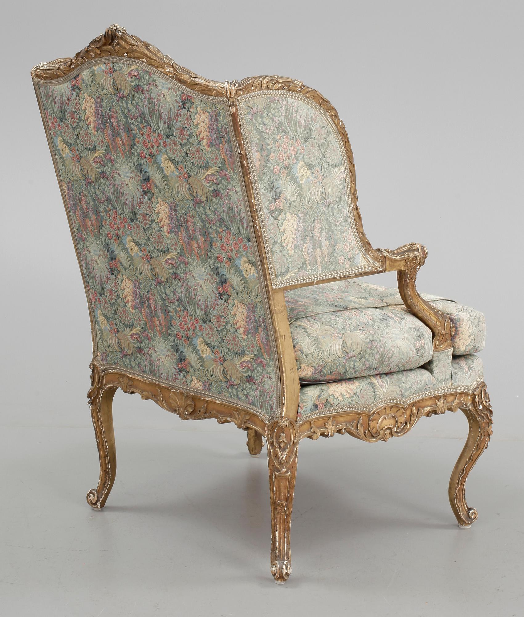 BERGÈRE, Louis XVI-stil, omkring 1900.