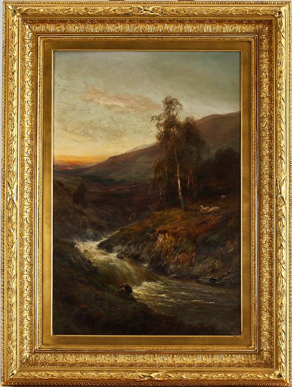 ALFRED DE BREANSKI, olja på duk, sign.