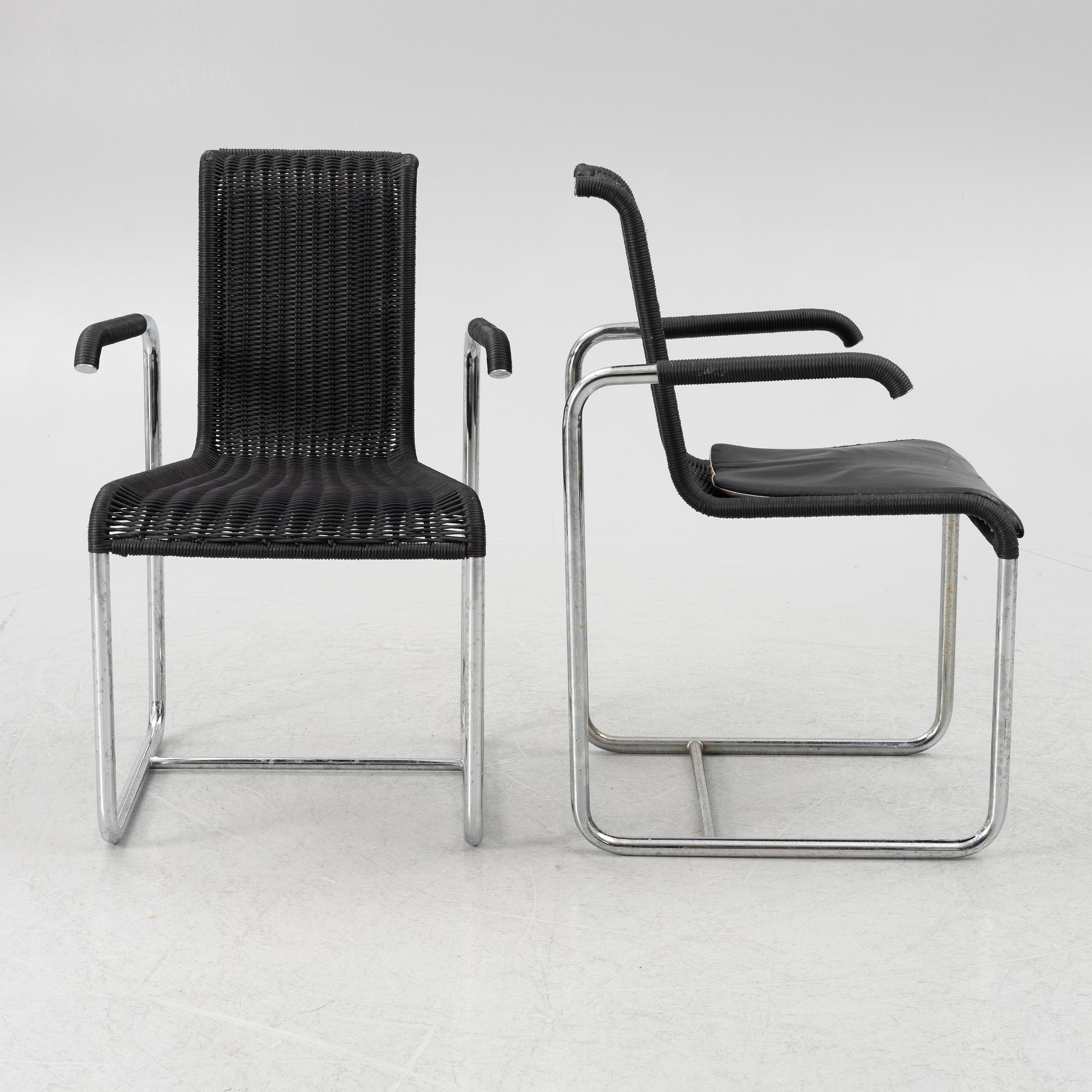 Karmstolar, 4 st, 1900-talets andra hälft.