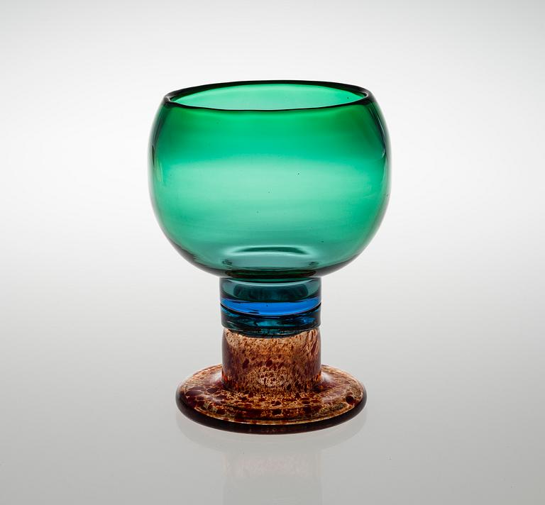 KAJ FRANCK, POKAL. Sign. Kaj Franck, Nuutajärvi, Notsjö.