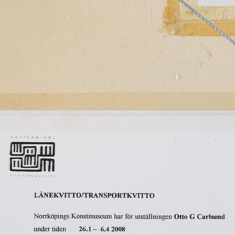 Otto G Carlsund, "Komposition".