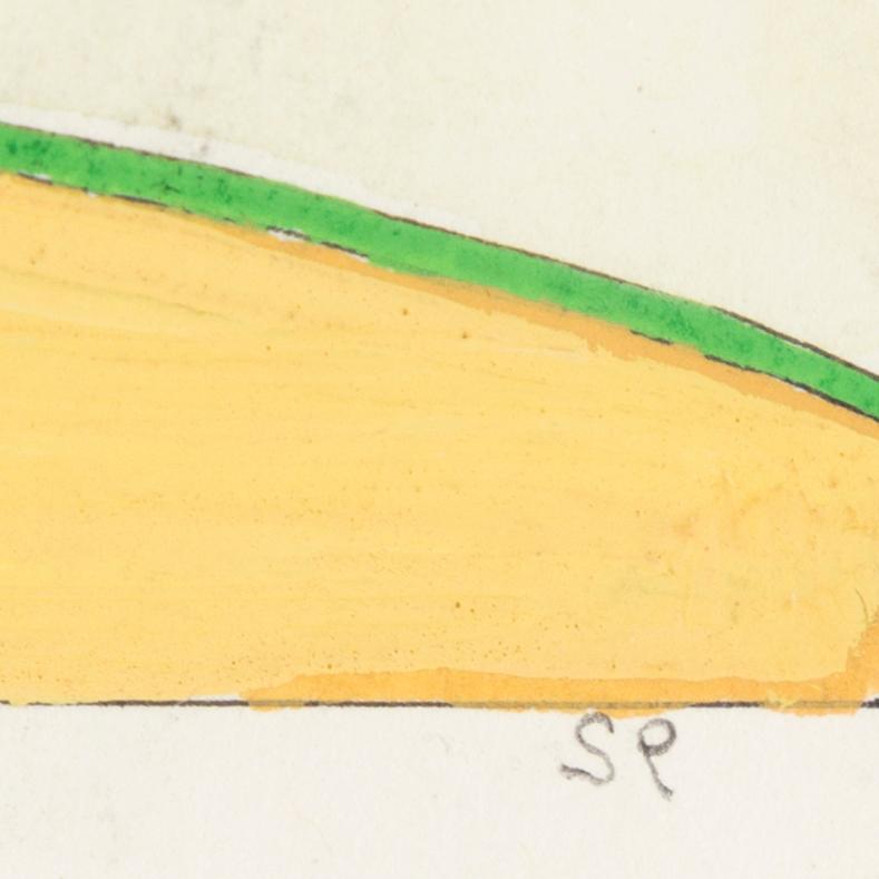 STEN EKLUND, gouache, signed.