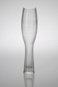 A Tapio Wirkkala glass vase, Iittala, Finland 1958, model 3545.