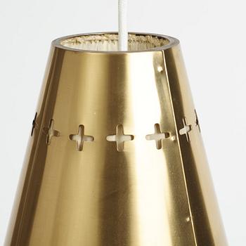 Einar Bäckströms Metallvarufabrik, a model "5416" ceiling lamp, Malmö, Sweden, 1950's.