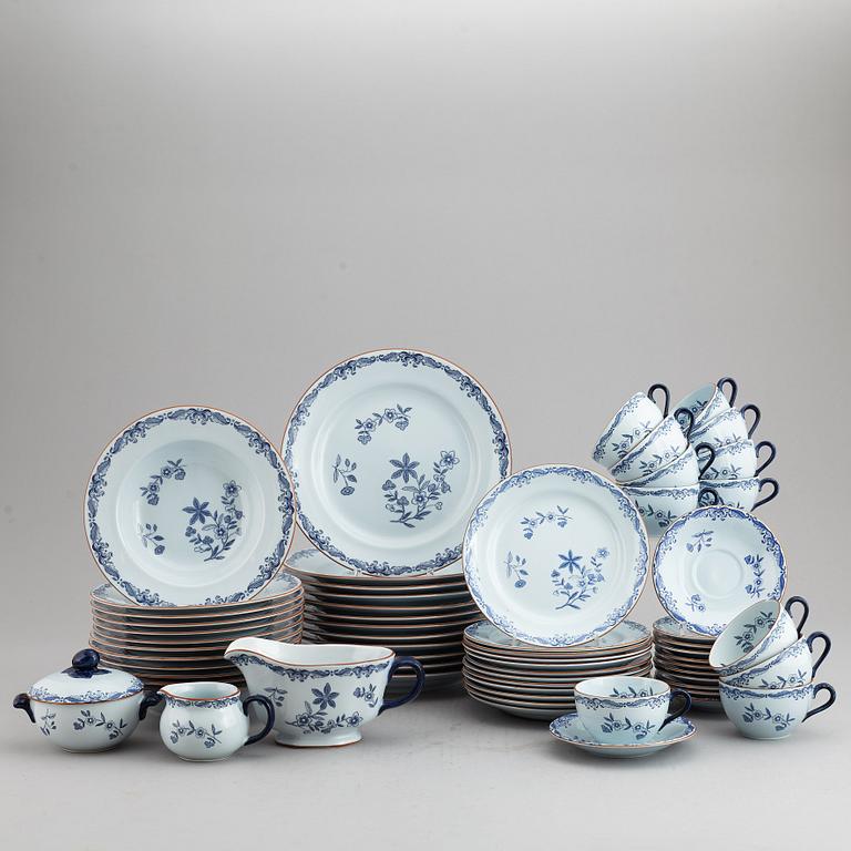 RÖRSTRAND, servis, "Ostindia", 51 delar, porslin och flintgods, varierande tillverkningsår.