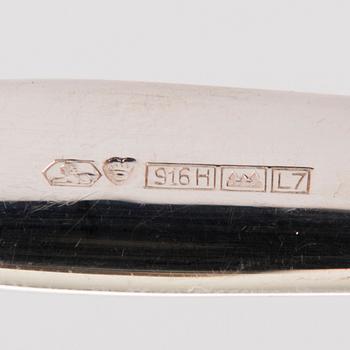 TAPIO WIRKKALA, ATERINSARJA, 57 osaa, hopeaa, "Tapio", Hopea-/Kultakeskus, Hämeenlinna 1961-76.