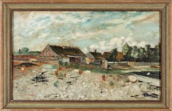 CARL SKÅNBERG, olja på duk, sign.