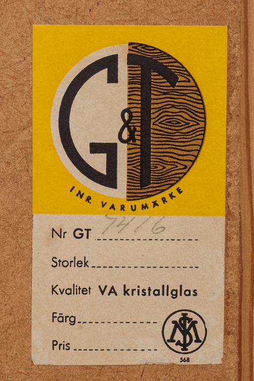 SPEGEL, Glas och trä, Hovmantorp, 1900-talets mitt.