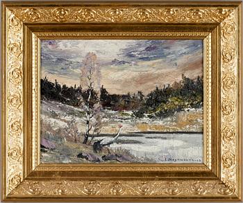 GUSTAF MAGNUSSON, olja på duk, sign och dat -67.