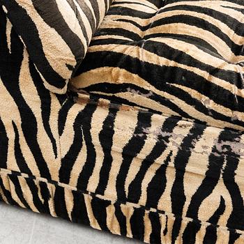 A sofa in 5 modules,  1970s.