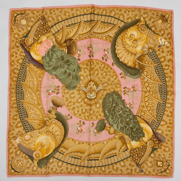 SCARF, "Casques et Plumes", Hermès.
