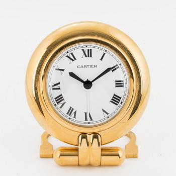 CARTIER, clock, 78 mm.