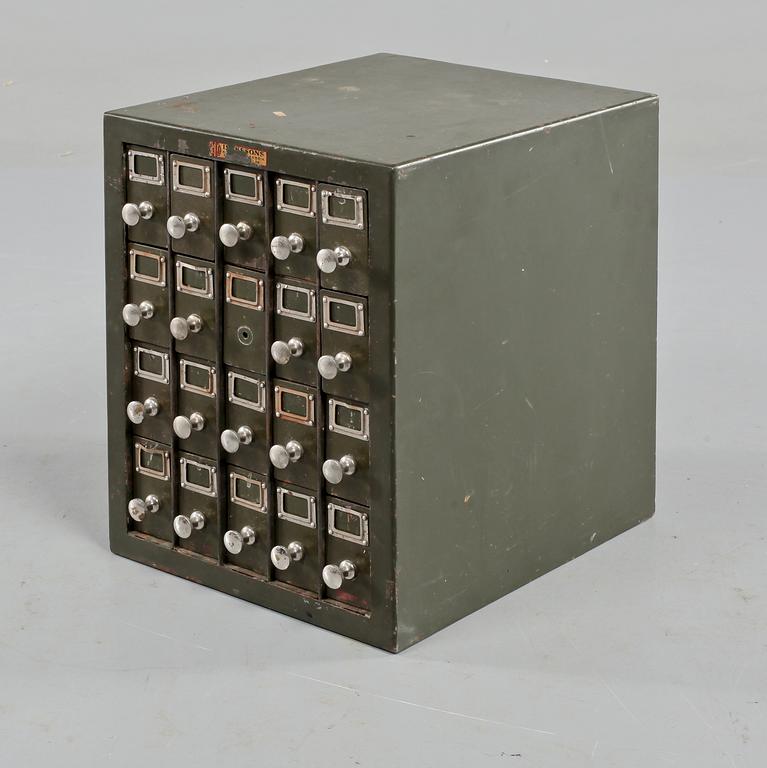 FÖRVARINGSBOX, plåt, 1900-talets mitt.