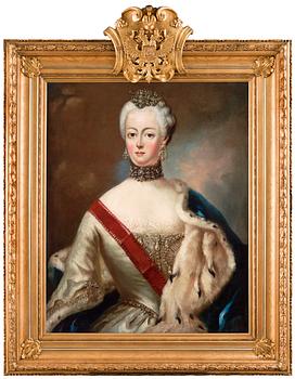 1146C. Giovanni Battista Lampi Hans efterföljd, "Kejsarinnan Katarina II av Ryssland" (1729-1796).