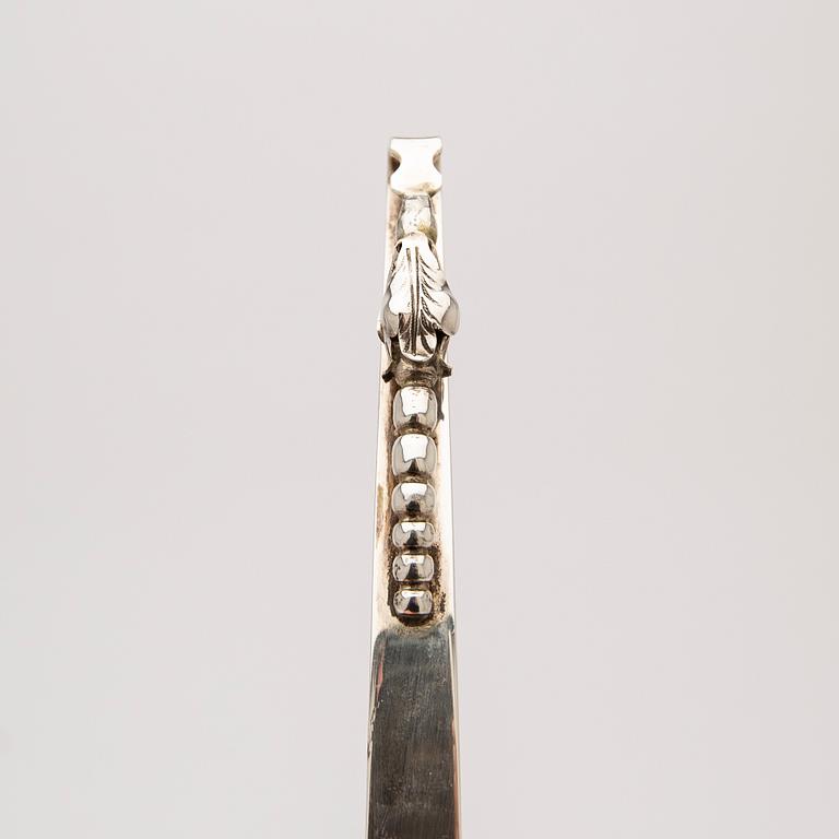 Serving utensils, 4 pcs, sterling silver, Mexico.