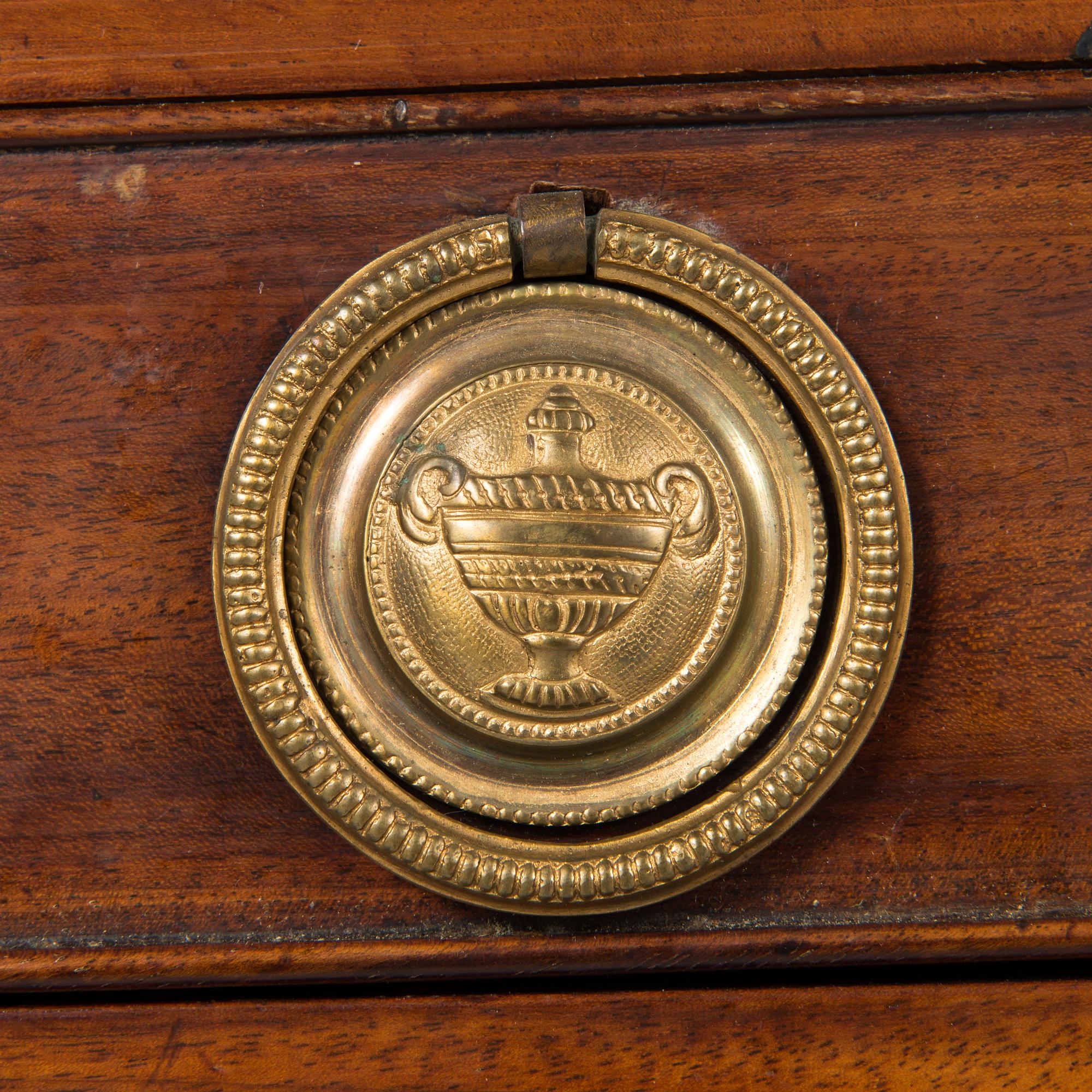 An 18th century late Gustavian secretaire chest of drawers.
