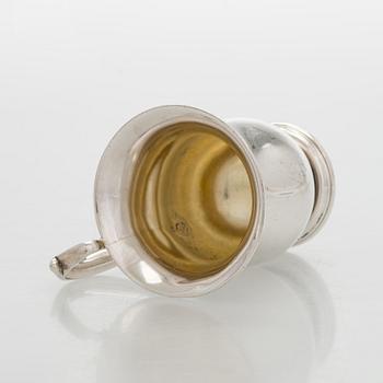 A silver mug, Carl Johan Tegelsten, St. Petersburg 1850s.