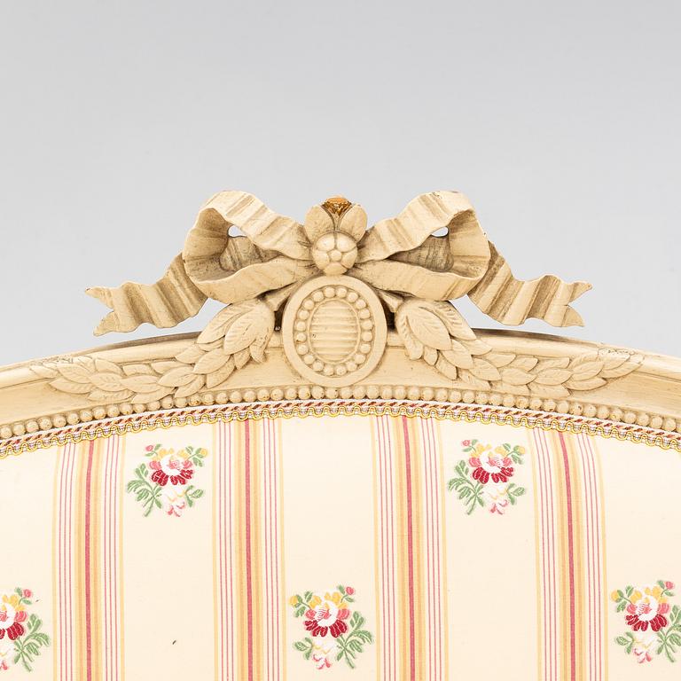 Soffgrupp, 3 delar, gustaviansk stil, 1900-talets första hälft.